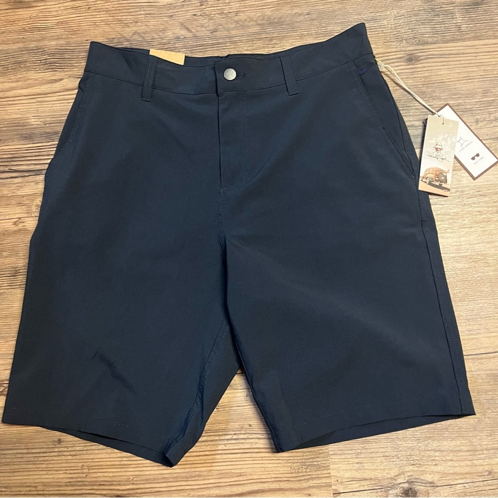 Panama Jack Navy Flat Front Shorts for men. 32waist New!